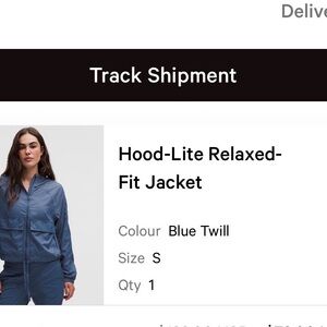 Lululemon Hood Lite Relaxed Jacket